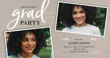 Charming Graduate Invitation