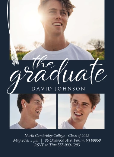 Shining Graduate Invitation