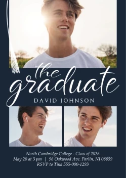 Shining Graduate Invitation