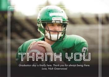 Graduate Varsity Thank You