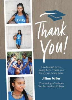 Filmstrip Graduation Thank You