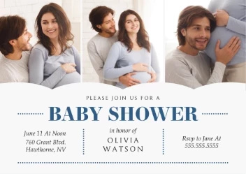 Puffy Clouds Baby Shower