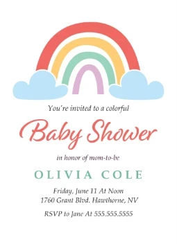Rainbow Baby Shower
