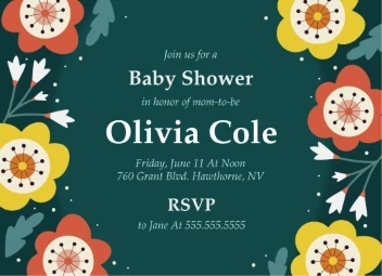 Blooming Baby Shower