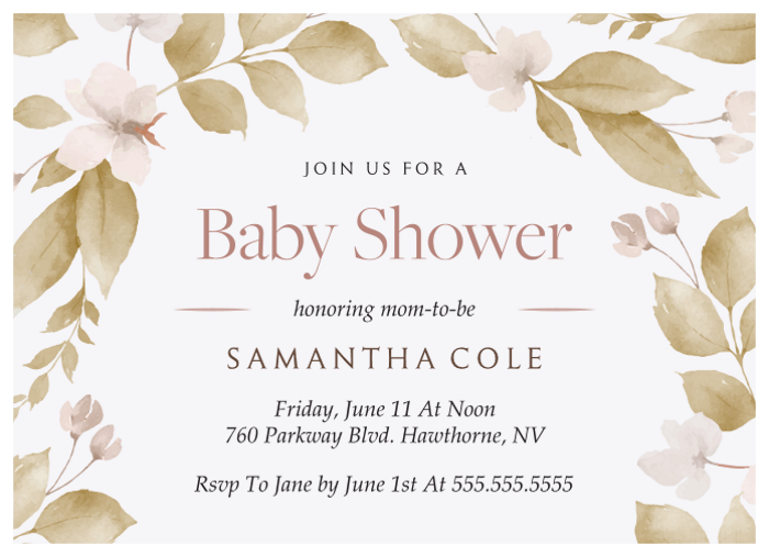 Staples baby shower best sale invitations