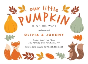 Little Pumpkin Baby Shower