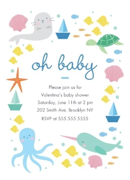 Ocean Friends Baby Shower