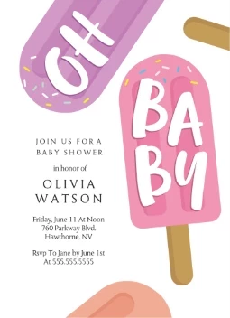 Summer Popsicles Baby Shower