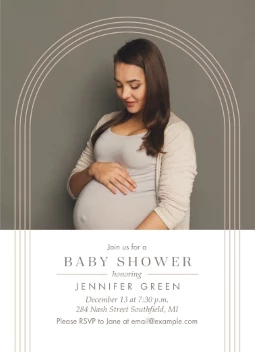 Graceful Arches Baby Shower