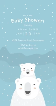 Mama and Baby Bear Shower