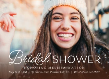 Lovely Script Bridal Shower