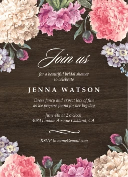 Rustic Bloom Bridal Shower