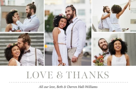 Simple Wedding Thanks