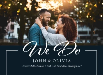 Fancy We Do Invitation