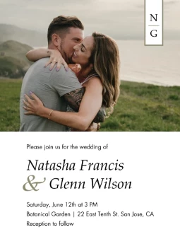 Modern Wedding Invitation