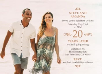 Elegant Anniversary Full Photo