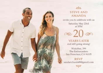 Elegant Anniversary Full Photo