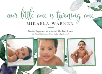 Painted Flowers First Birthday