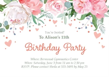 Lovely Flowers Birthday