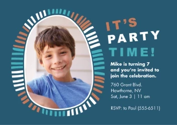 Little Animals Birthday Invitation