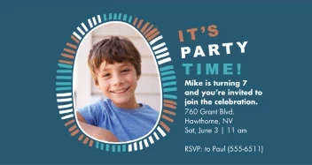 Little Animals Birthday Invitation