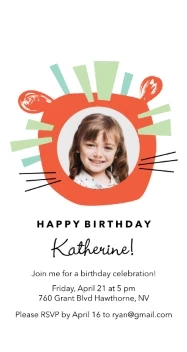 Little Lion Kids Birthday