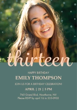 Thirteen Celebration Confetti