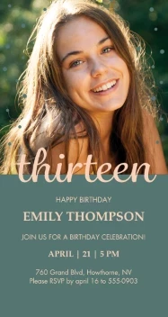 Thirteen Celebration Confetti