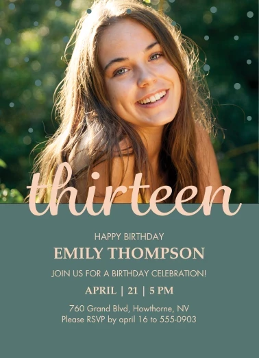 Thirteen Celebration Confetti