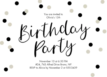 Polka Dots Teen Party