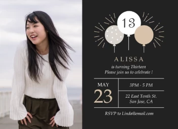 Modern Birthday Balloons