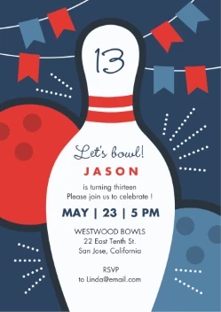 Let's Bowl Birthday Party