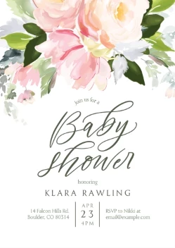 Fancy Floral Baby Shower
