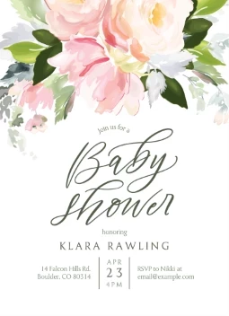 Fancy Floral Baby Shower