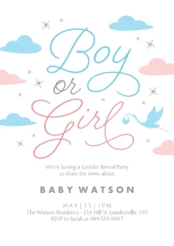 Little Clouds Gender Reveal