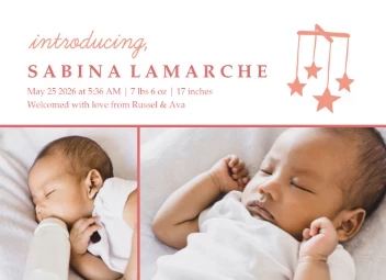 Star Mobile Baby Girl