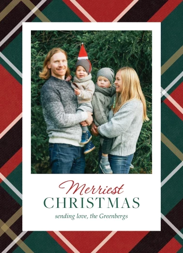 Holiday Plaid Frame