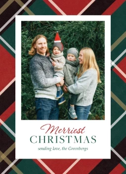 Holiday Plaid Frame