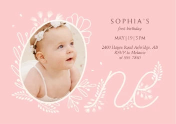 Botanical Letters First Birthday