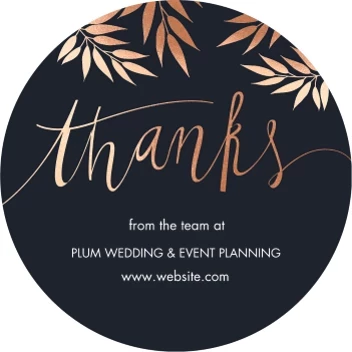 Botanical Copper Thanks