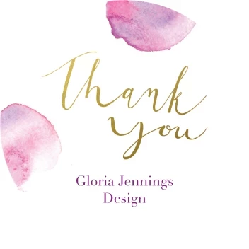 Pink Watercolor Drops