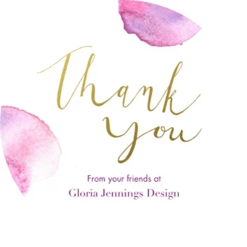 Pink Watercolor Drops