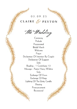 Foil Curvy Leaves Program