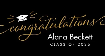 Grad Script Congratulations