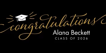 Grad Script Congratulations