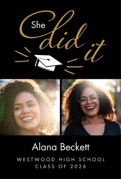 Grad Script Congratulations