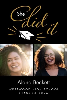 Grad Script Congratulations