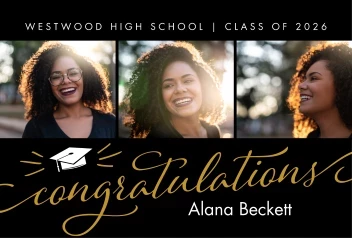 Grad Script Congratulations