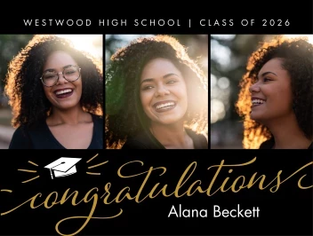 Grad Script Congratulations