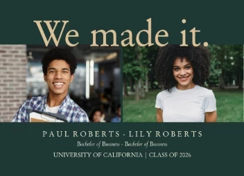 We Made It Siblings Grad